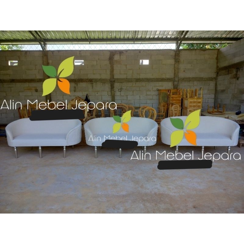 [kursi pelaminan] Sofa Lengkung Bungkus , Sofa Pelaminan terbaru