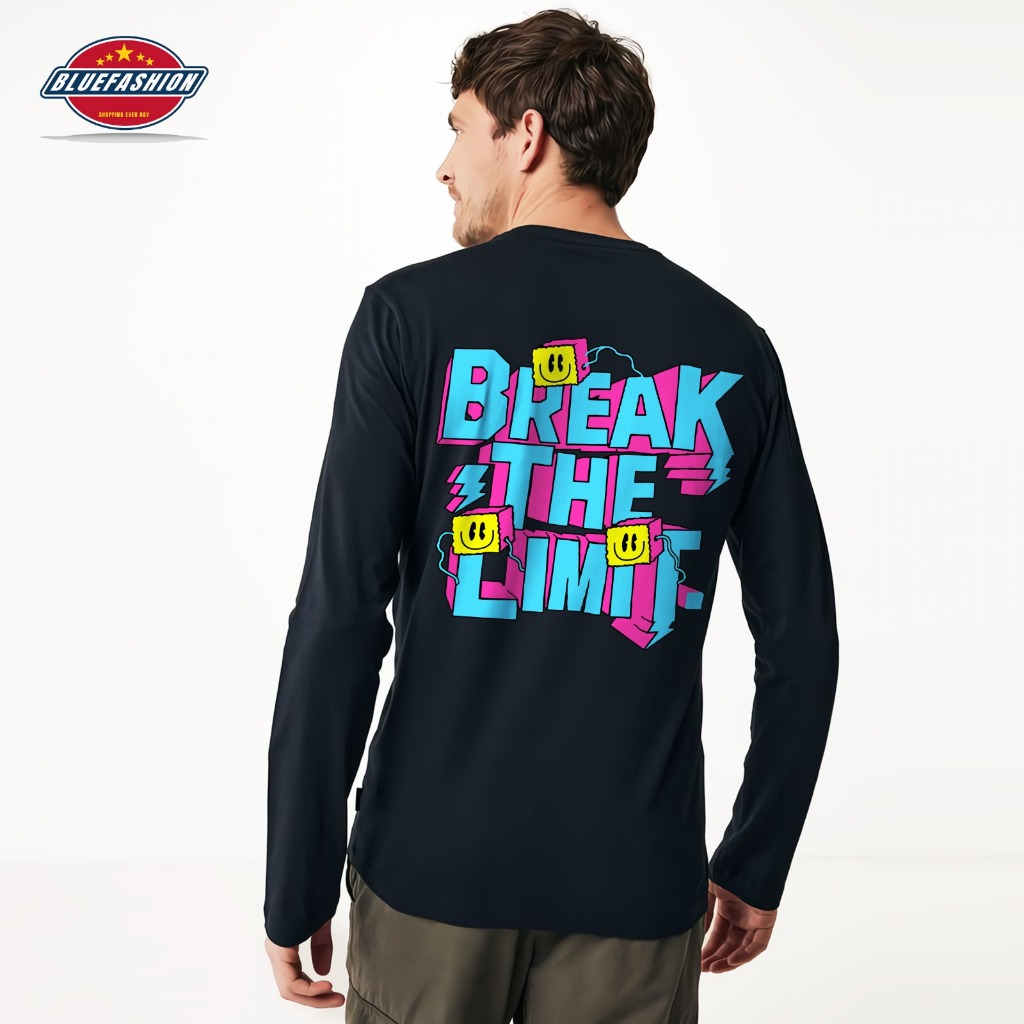 BL kaos tshirt shirt original 100% katun cotton combed 24s pria wanita unisex dewasa long sleve baju