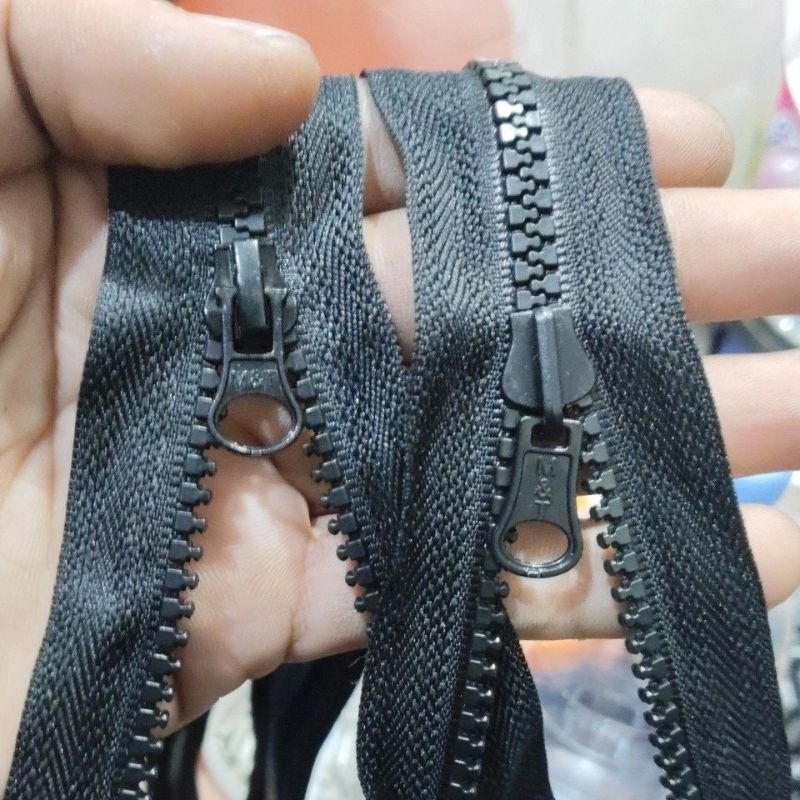 resleting jaket vislon 70cm resleting jaket 28 inci vislon