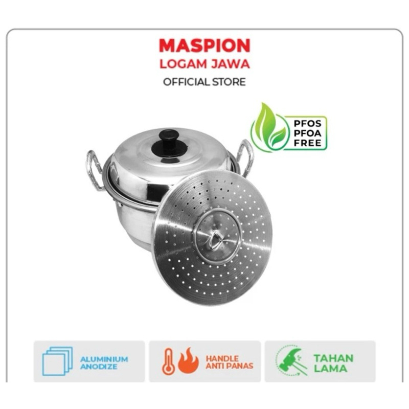 Dandang ekonomi JAWA 28cm/Dandang kukusan stainless