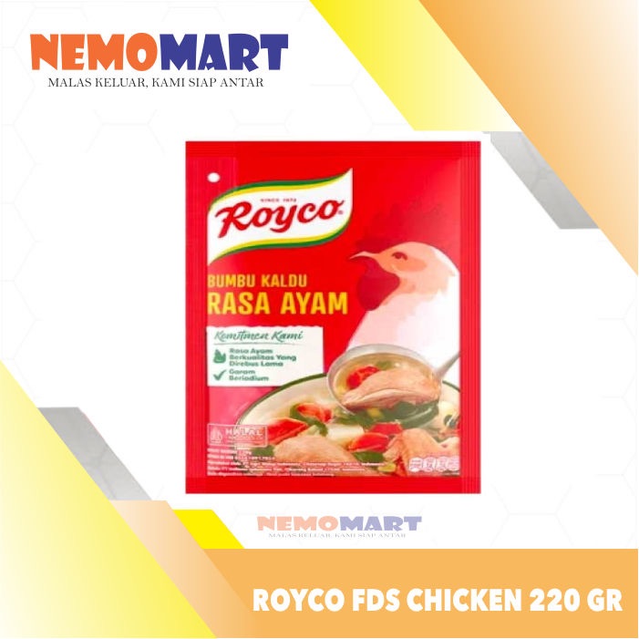 

ROYCO BUMBU KALDU AYAM 220 G GR GRAM PENYEDAP RASA 220G 220GR CHICKEN