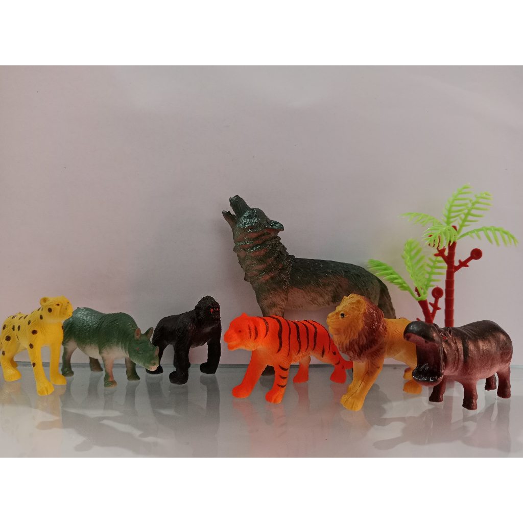 Mainan Animal Set Miniatur Wild Animal - 7 Animal