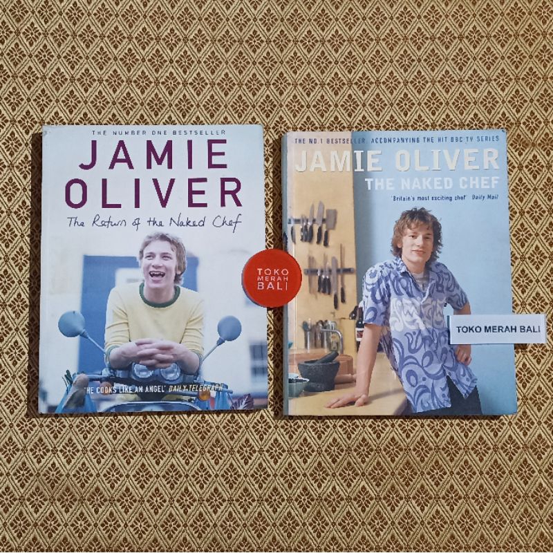 Paket buku Jamie Oliver the Naked Chef dan The Return of the Naked Chef