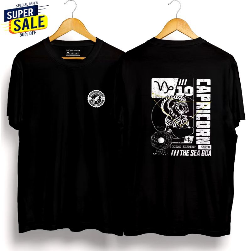 Kaos Distro Zodiak Capricorn