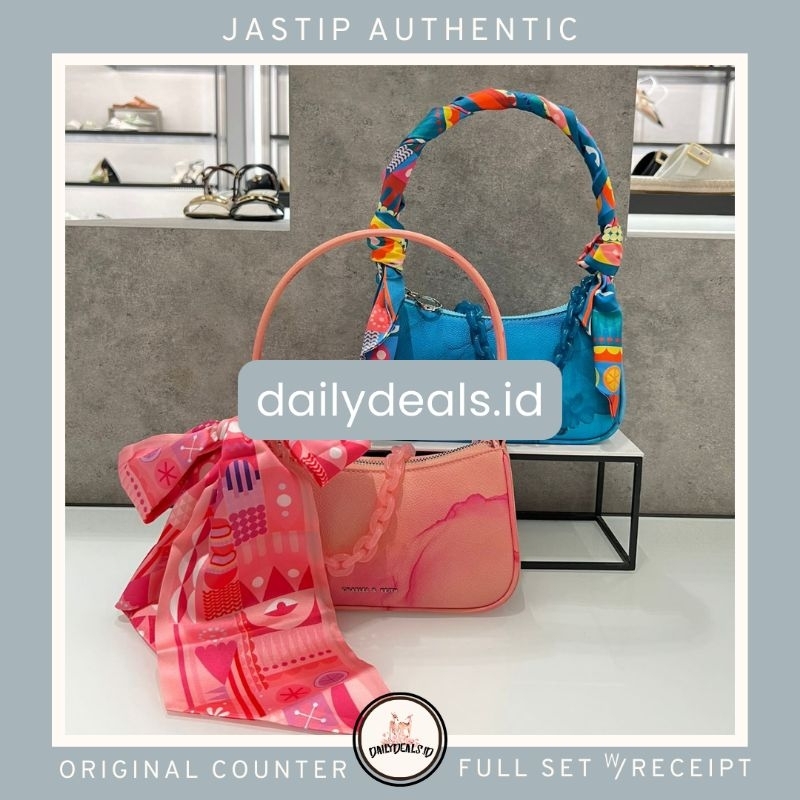 #2-80151279-1 Alcott Scarf - Jast[p] CK ORIGINAL COUNTER SHOULDER SLING BAG TAS STORE AUTHENTIC ASLI