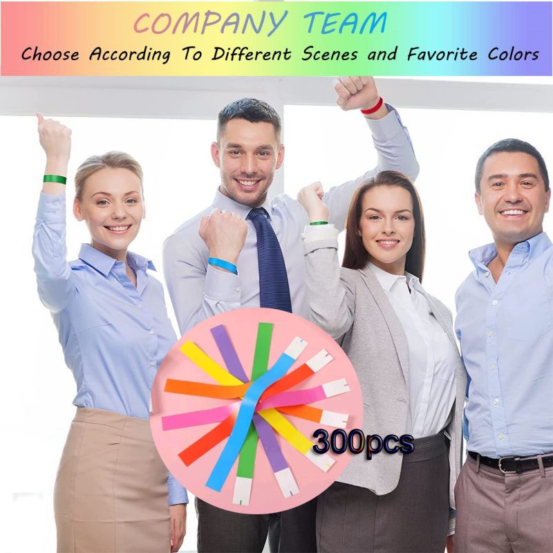 300pcs Gelang Tiket Gelang Event Anti Air Tiket Event PVC Gelang Wahana Entry Event