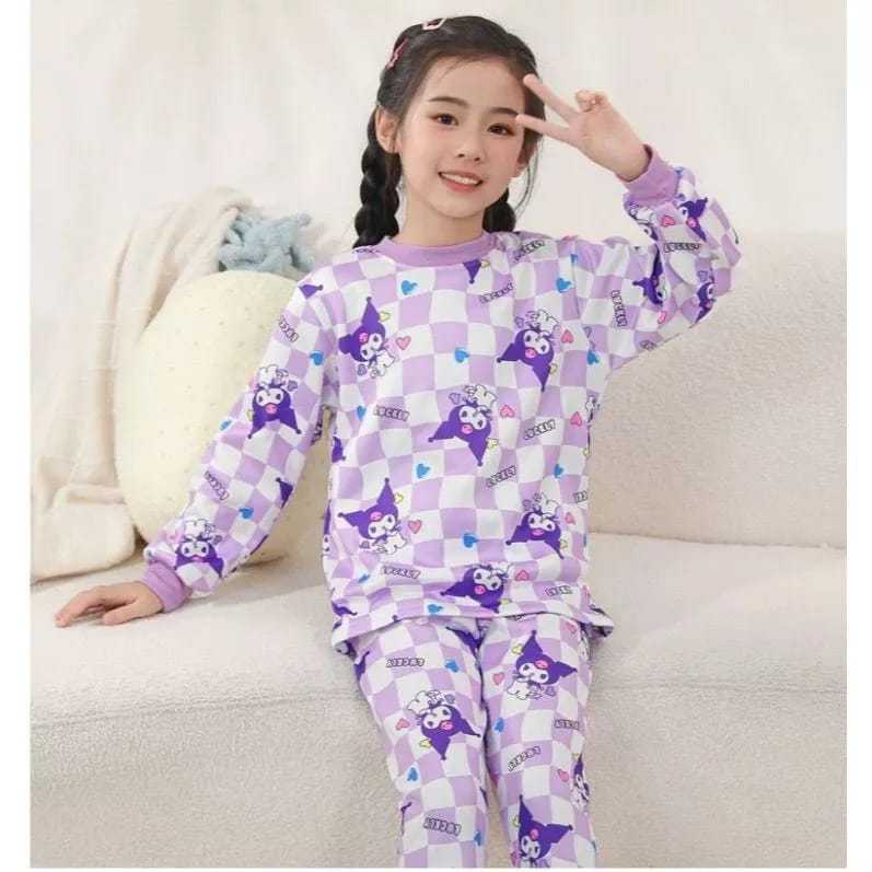 BAJU TIDUR ANAK BAHAN KAOS/BAJU TIDUR ANAK PEREMPUAN/BAJU TIDUR ANAK LAKI-LAKI/UNTUK ANAK 1-9 TAHUN