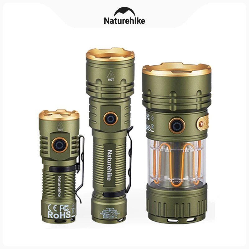 Senter Naturehike CNK2300011 survival outdoor flashlight lampu camping