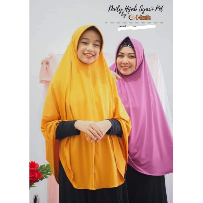 DAILY HIJAB SYAR'I PET BY C-GEULIS