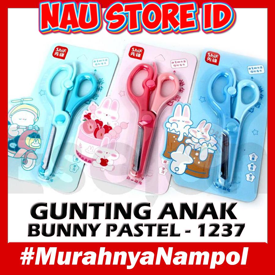 

GUNTING STAILESS ANAK BUNNY 1237 - 1pcs Gunting Fancy Karakter Warna Pastel 1237 / Gunting Fancy - ATK - NAU STORE ID