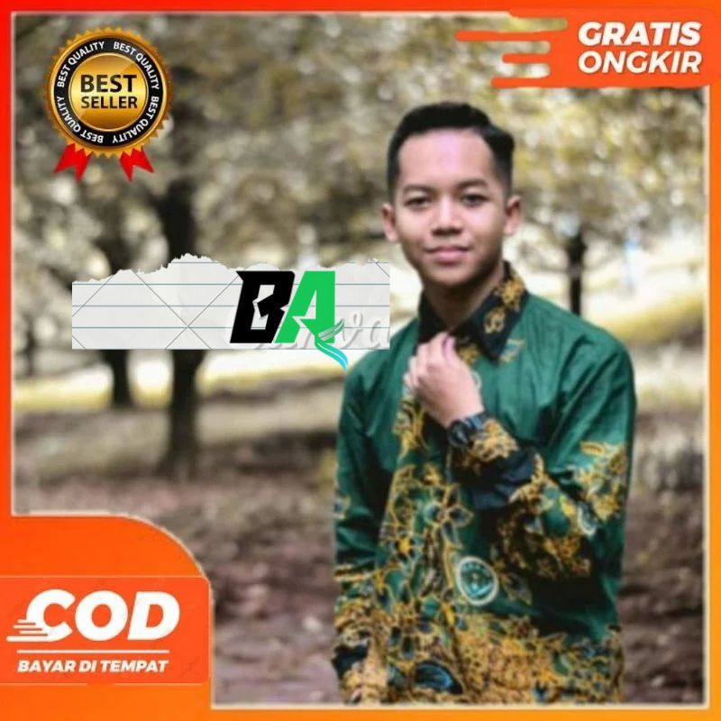 Batik IPNU Kemeja Batik IPNU Lengan Panjang Batik IPNU Nasional Seragam IPNU Baju IPNU