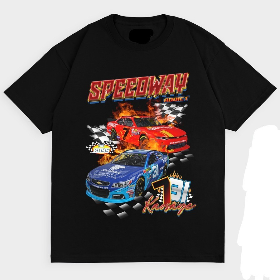 KAOS Speedway Addict Nascar /KAOS MURAH ADEM/KAOS VIRAL/TSHIRT UNISEX/AD PRINT