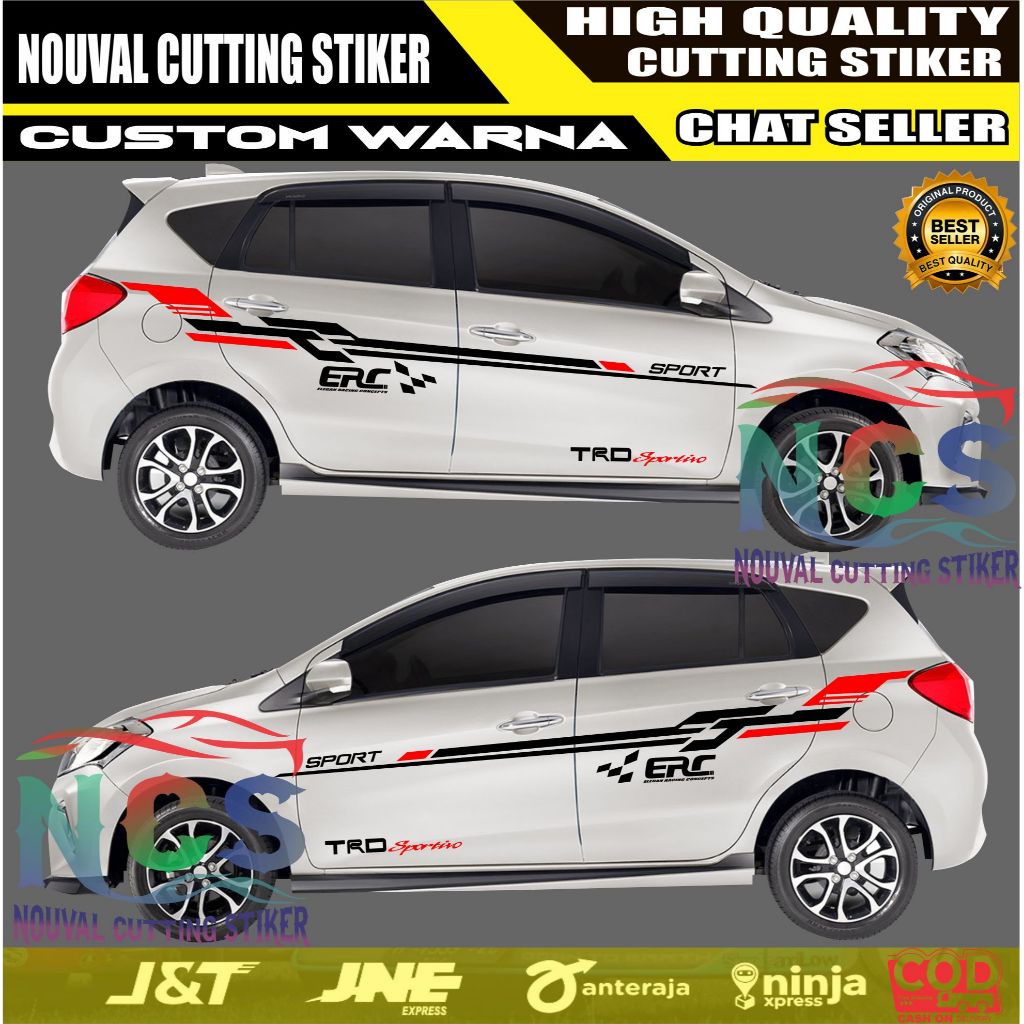 Stiker Lis Body Mobil Terbaru Cutting Stiker Variasi Body Samping Sirion