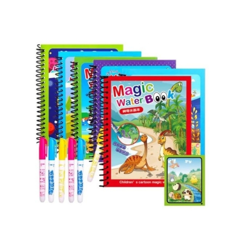 

Magic Water Book / Buku Mewarnai Viral