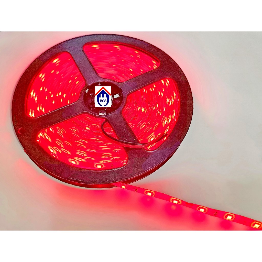 Lampu Led Strip Muxindo 3528 IP44 DC 12V 5 Meter - Merah
