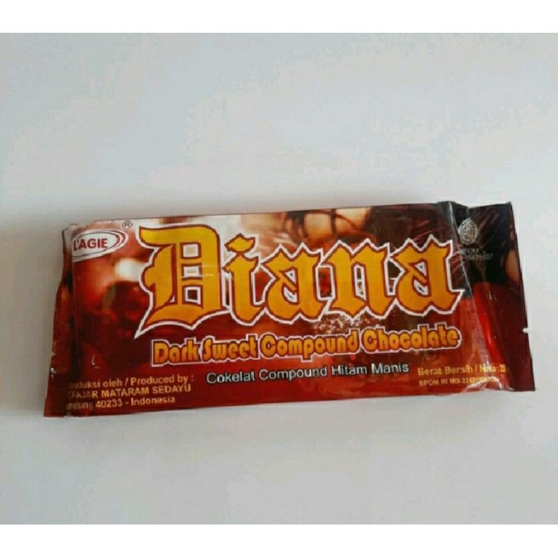 

Diana coklat blok 250 gr