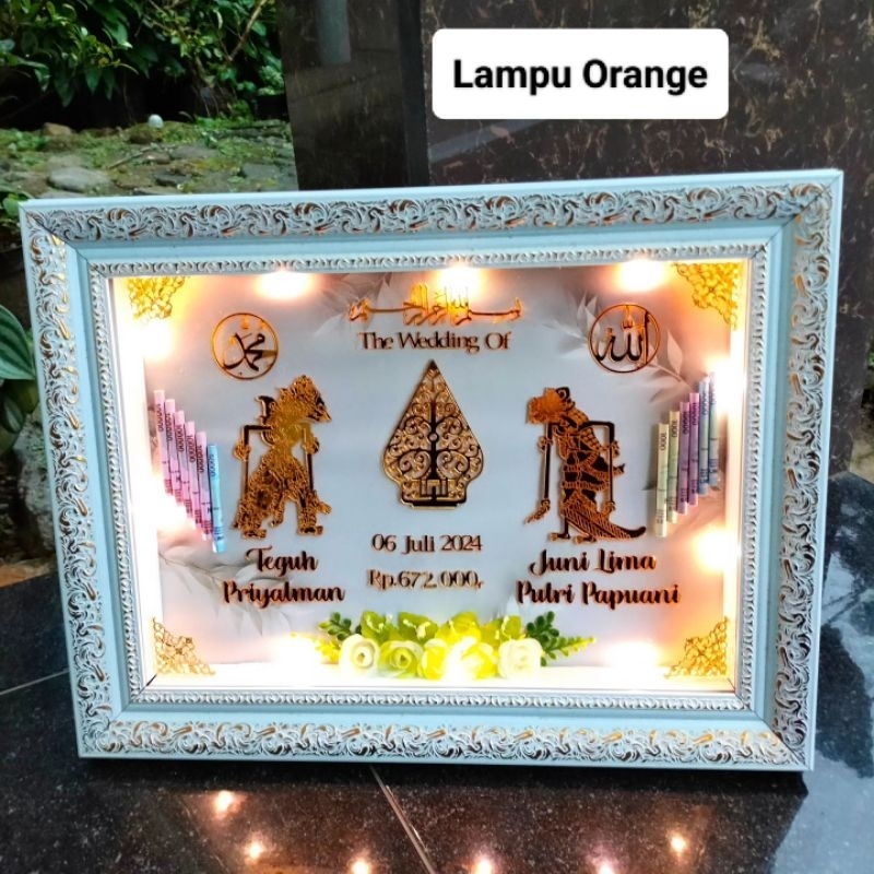 Mahar Wayang Rama Shinta Akrilik