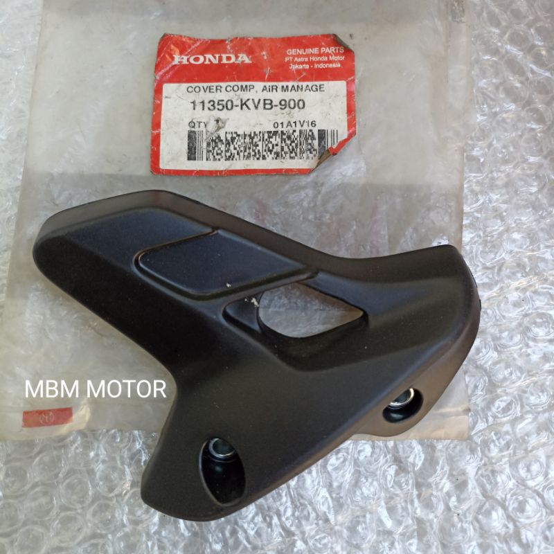 COVER TUTUP KEONG CVT HONDA VARIO  110 TECHNO CW LAMA KARBU CARBU ORI AHM 11350-KVB-900 COVER COMP A