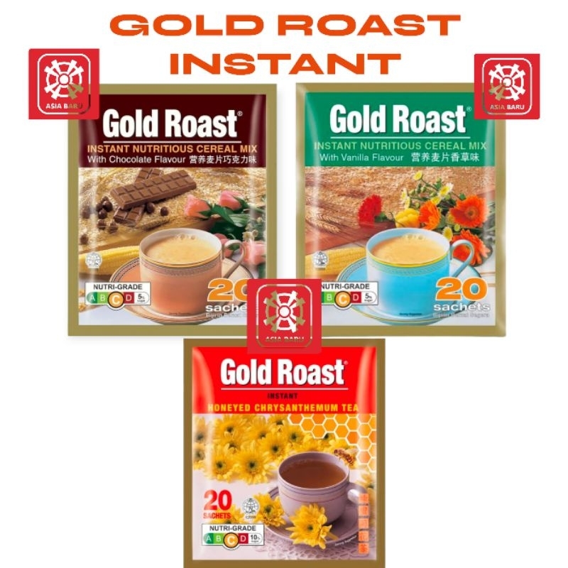 

GOLD ROAST INSTANT CEREAL MIX & HONEYED CHRYSANTHEMUM TEA