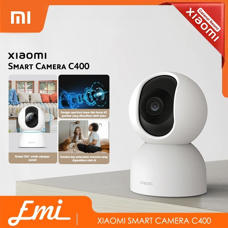 Mi CCTV C400 Smart Camera 360° 2.5K with 4MP Night Vision Human Detection Tracking