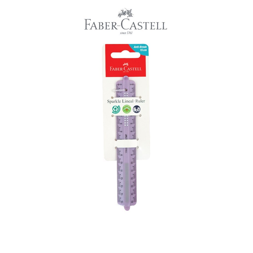 

❤️ Sarjana ❤️ Faber-Castell Penggaris Sparkle Ruler - 15cm