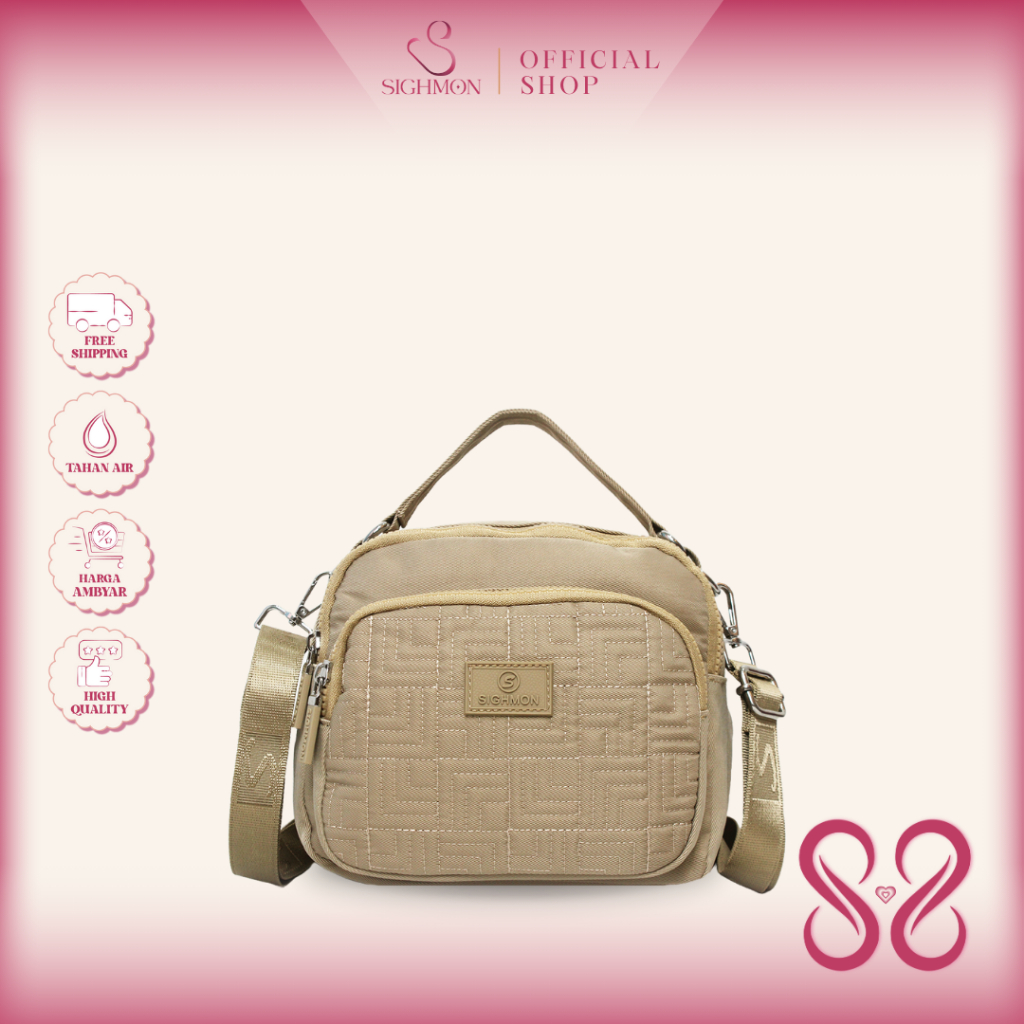 SIGHMON - Viola Bag - Tas Selempang Bahu Sling Bag Import Fashion Wanita Tahan Air