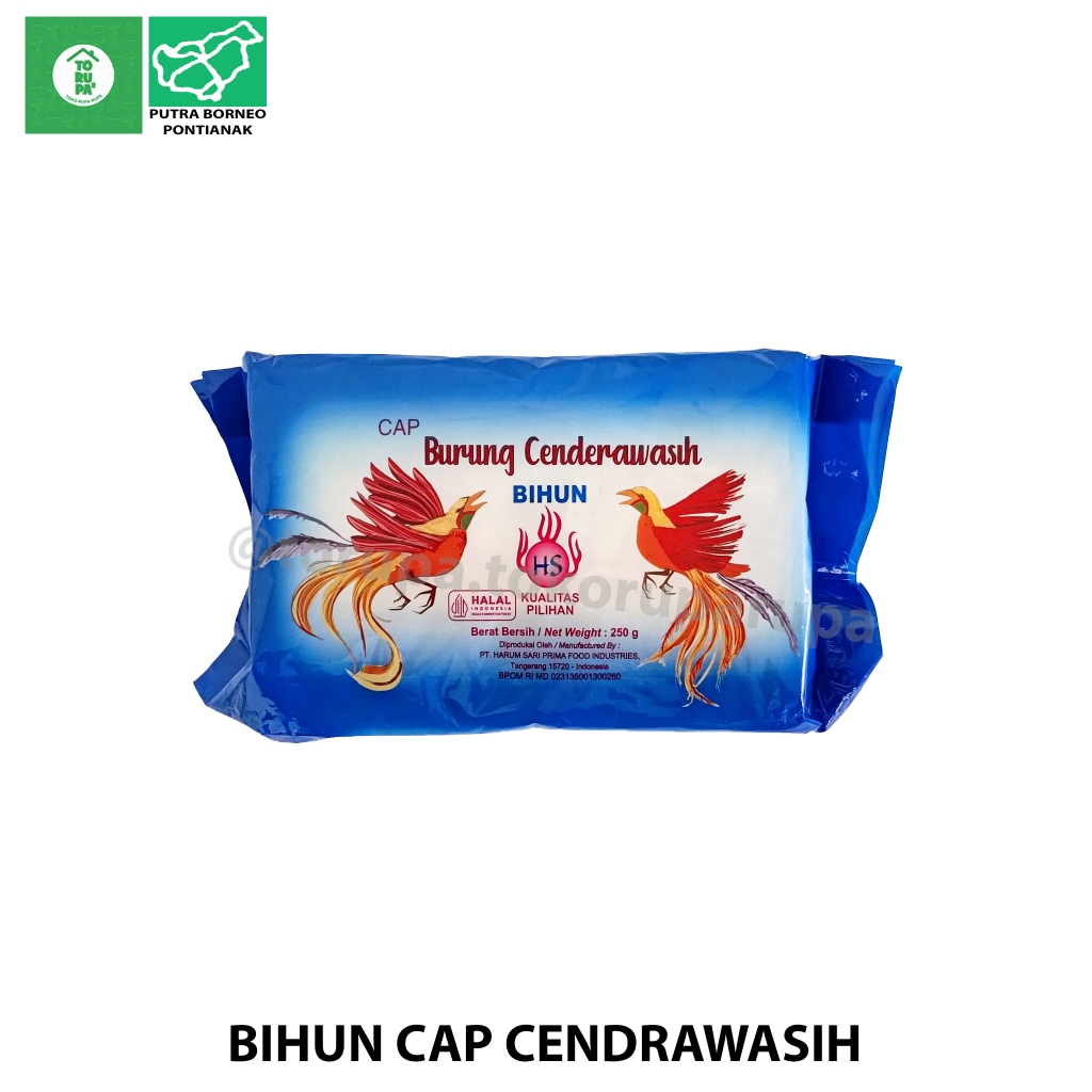 

Bihun Jagung Cap Cendrawasih 250gr / Bihun Beras Cap Cendrawasih Isi 8 Pcs / Bihun Cepat Matang