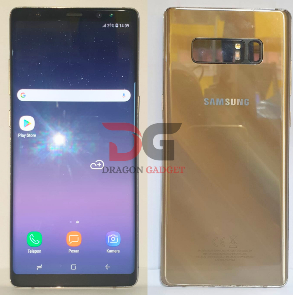 SAMSUNG NOTE 8 GOLD SEIN 6/128GB SECOND BATANGAN