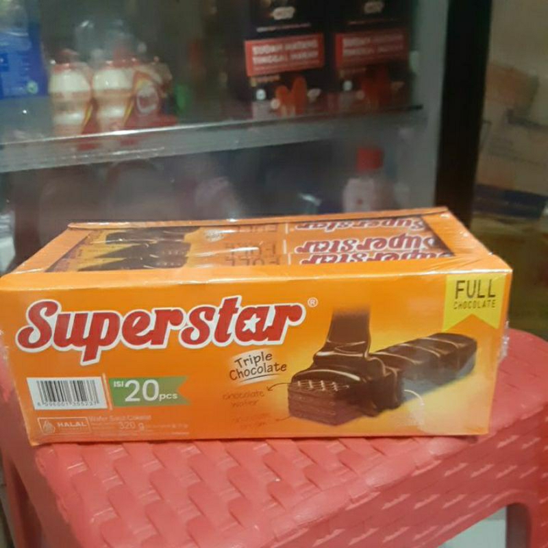 

Superstar Full Chocholate Jumbo 1 Pak isi 20 Pcs