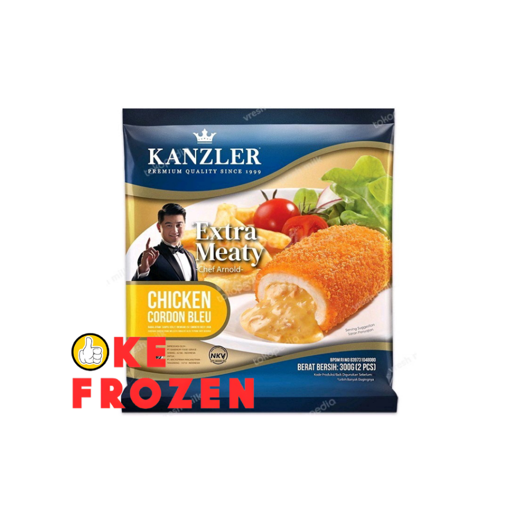 

KANZLER CHICKEN CORDON BLEU 300GR ISI 2 AYAM OLAHAN