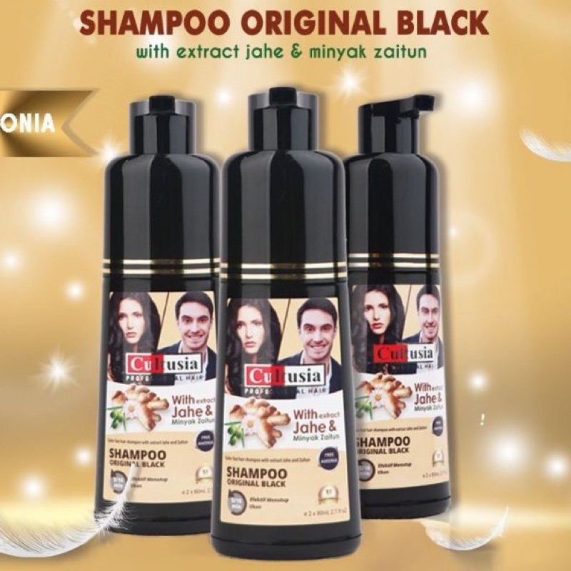 Shampoo cultusia penghilang uban cultusia shampoo uban original semir rambut instant 160ml