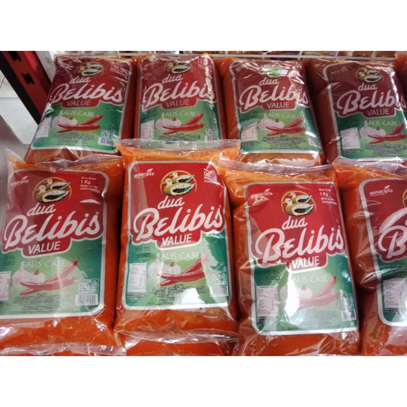 

Saus cabe dua belibis 1 kg (bantal)