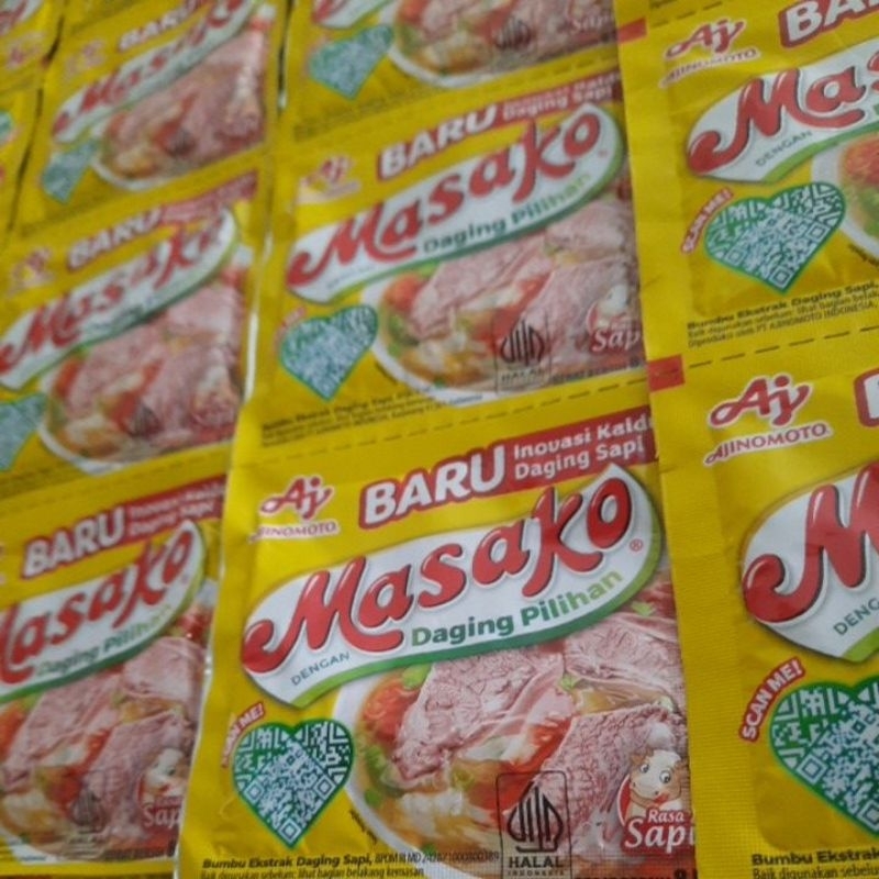 

grosir | MASAKO - BUMBU PENYEDAP RASA KALDU SAPI & AYAM | RENCENG (12 Pcs)