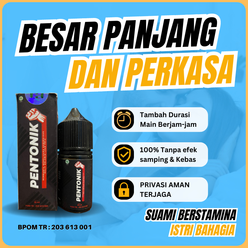 Pentonik Oil Obat Kuat Oles Tahan Lama Herbal Ejakulasi Dini Pria Laki Laki Asli original