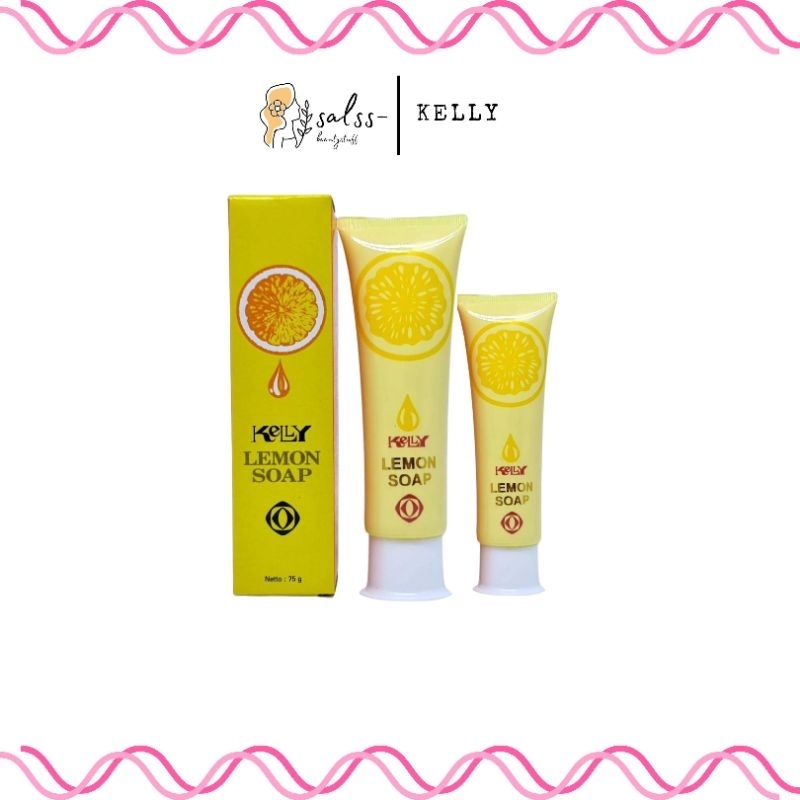 Lemon Soap Kelly/sabun wajah Kelly Bpom