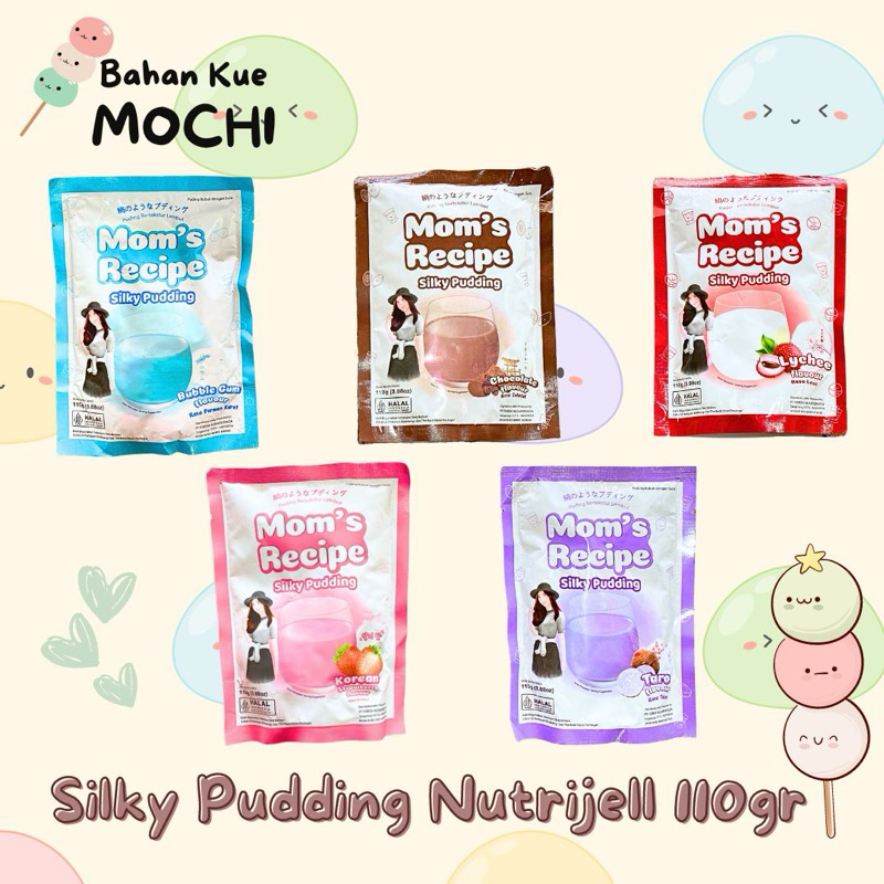 

Silky Pudding Moms Recipe 110gr / Pudding Nutrijell Silky 110gr / Pudding Sutra Nutrijel Mom Recipe 110gr