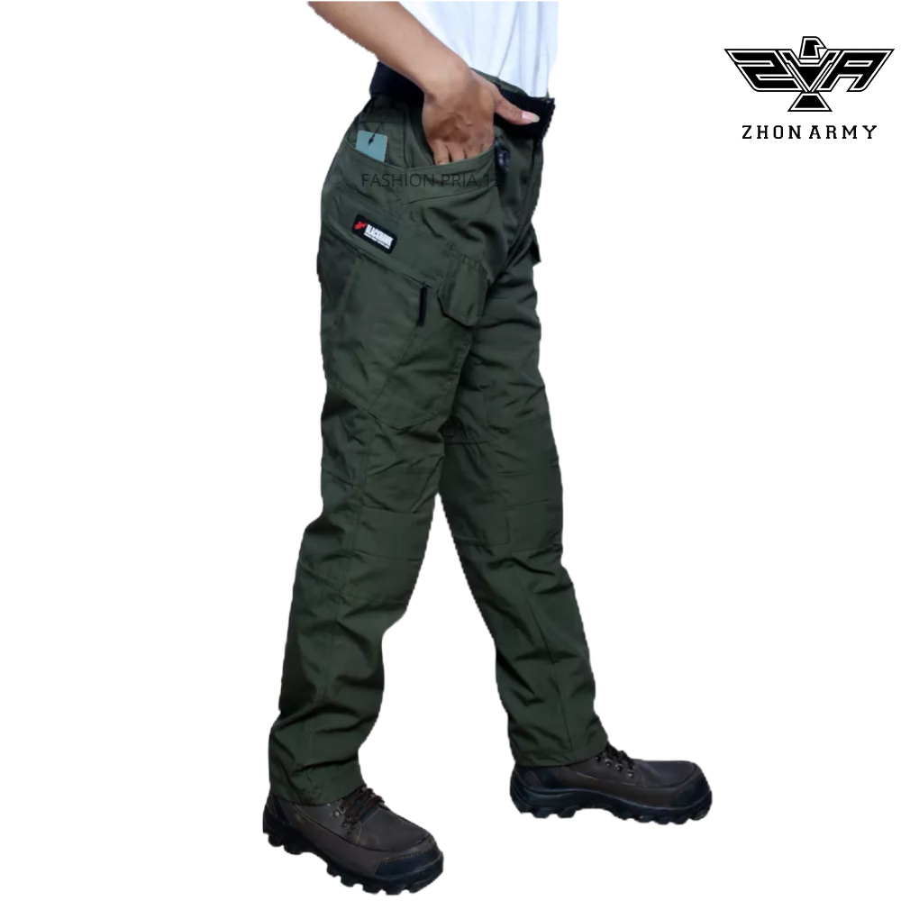 ORIGINAL ZHON ARMY Celana PDL Cargo Tactical Panjang Outdoor Grey