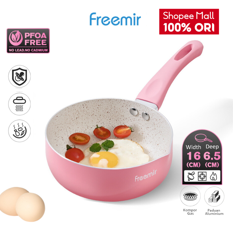 [OFFICIAL MALL] freemir Panci Sup 16 cm Panci Susu Rebus MPASI bebas BPA PFOA