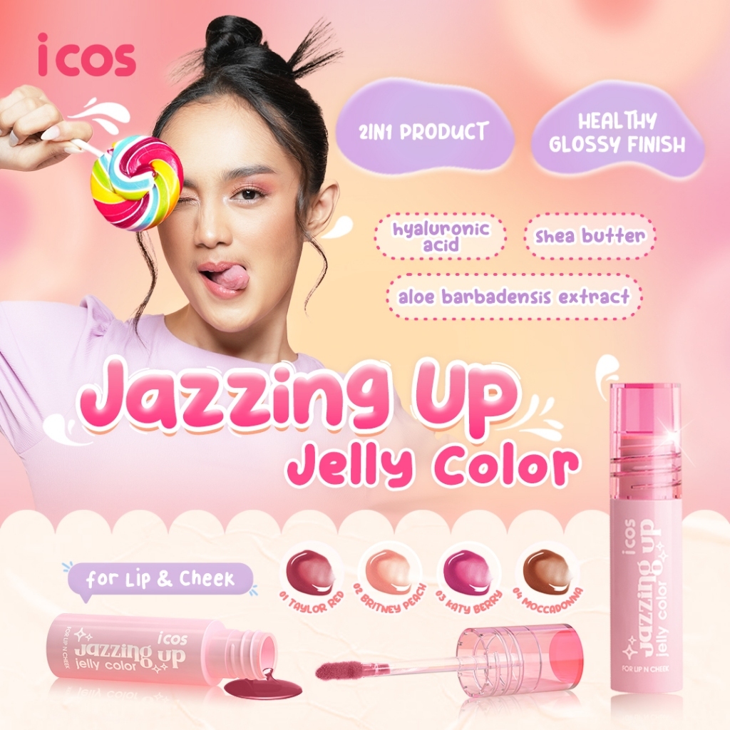 ICOS Jazzing Up jelly Color | Lip Tint Icos