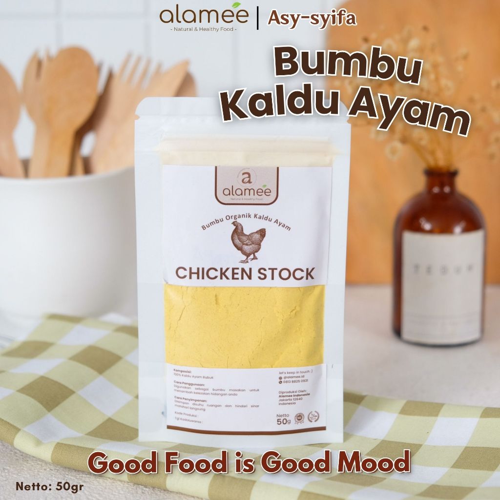 

KALDU BUBUK AYAM CHICKEN STOCK POWDER EXTRACT SEASONING NON MSG MURI ASLI TANPA CAMPURAN BUMBU ORGANIK ALAMI