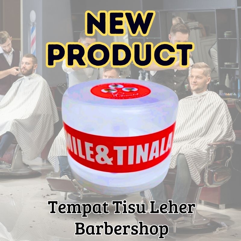 TEMPAT TISU LEHER BARBERSHOP