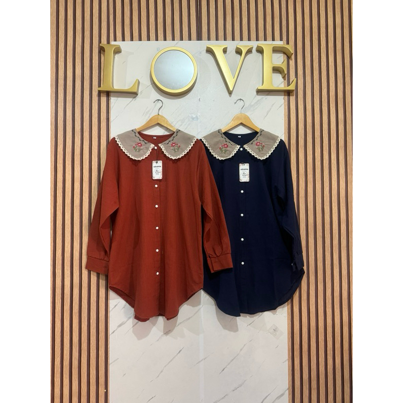 LongTunik Bordir LD110 dan LD120 Busui