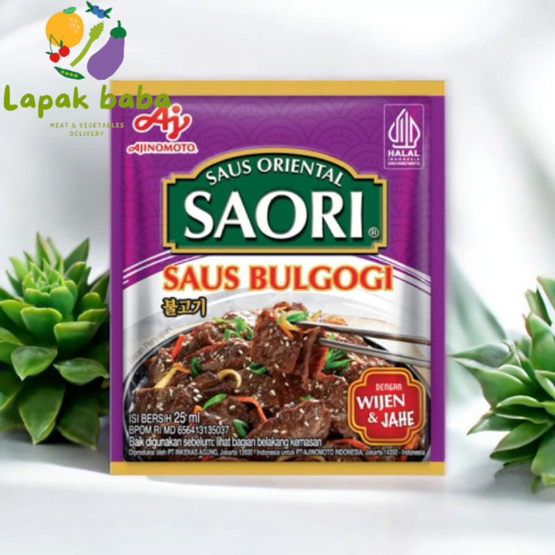 

SAORI SAUS BULGOGI 1 SACHET 25 ML