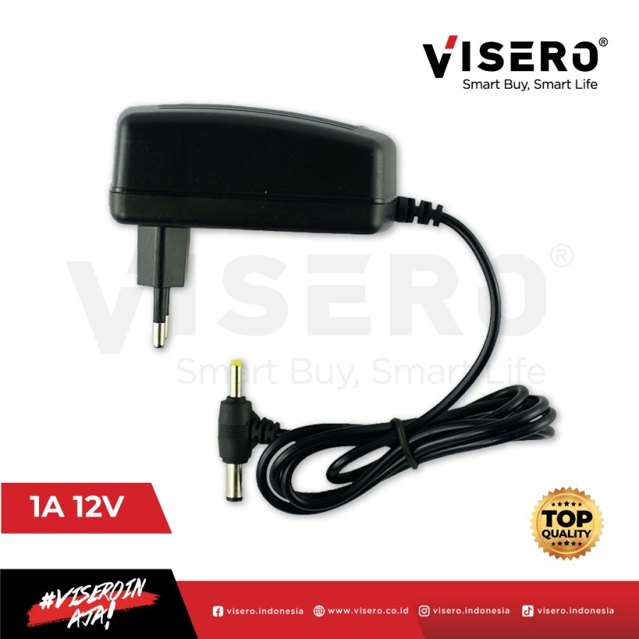 Adaptor Universal 1A 12V Visero Power Adaptor
