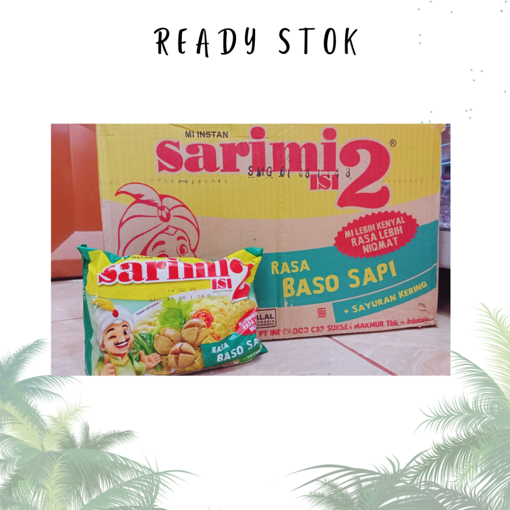 

Sarimi Isi 2 Rasa Bakso 24x115gr (KARTON)