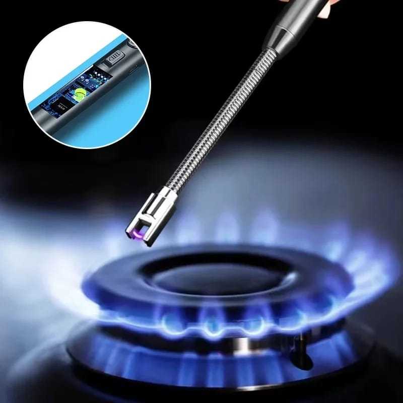 Pemantik Kompor Elektrik Cas USB Premium Pemantik Korek Api Korek Kompor Elektrik Mancis USB