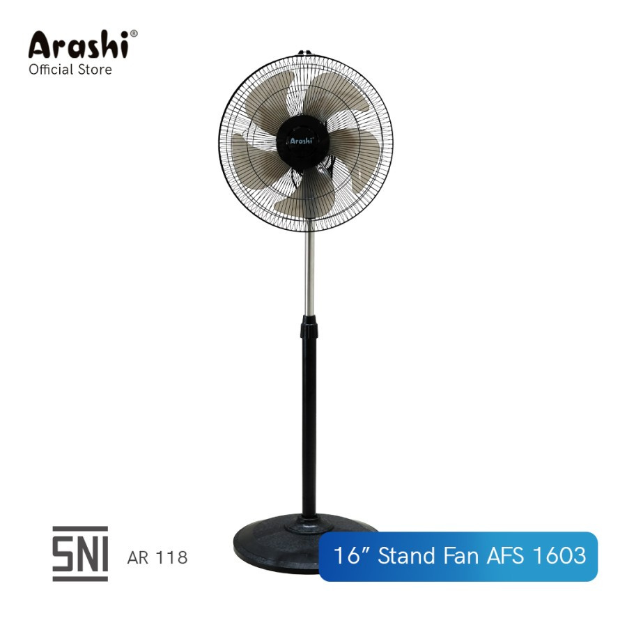 Kipas Angin  Arashi AFS 1603 / Kipas Angin Berdiri / Stand Fan 16 inch