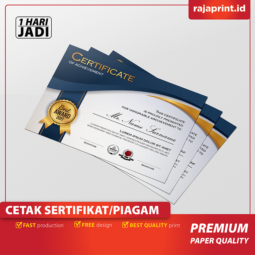 

CETAK SERTIFIKAT PIAGAM ART CARTON BW