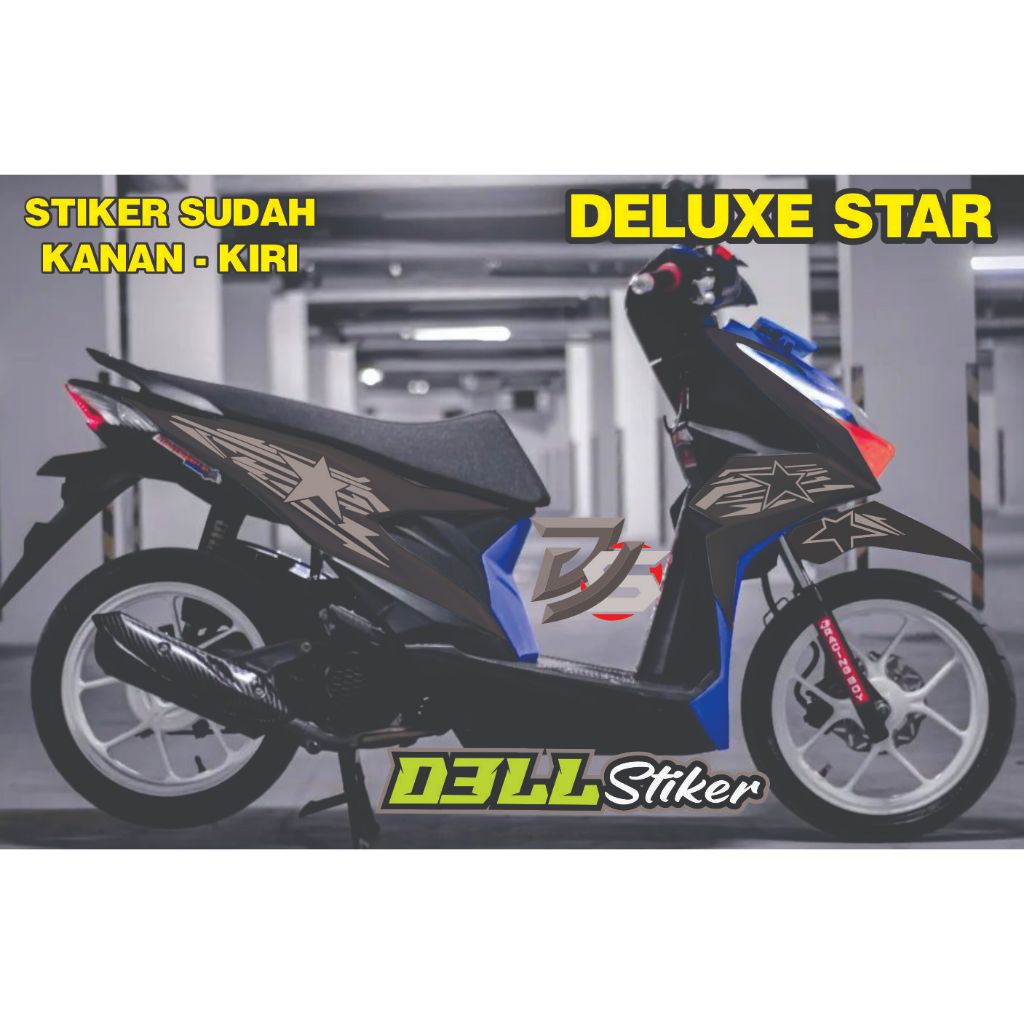 stiker beat deluxe 2019-2024 cutting stiker striping beat