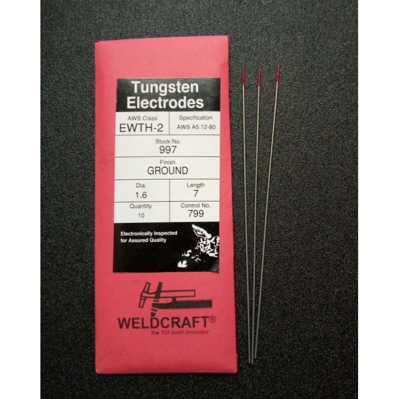 Jarum Tungsten Argon Stainless 1.6mm